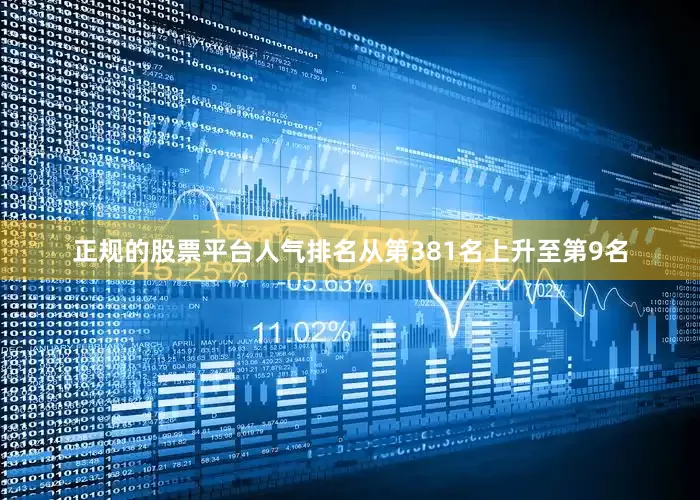 正规的股票平台人气排名从第381名上升至第9名