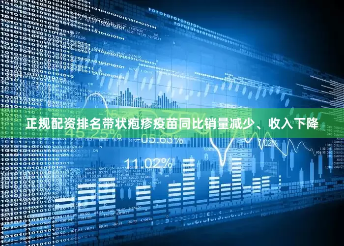 正规配资排名带状疱疹疫苗同比销量减少、收入下降